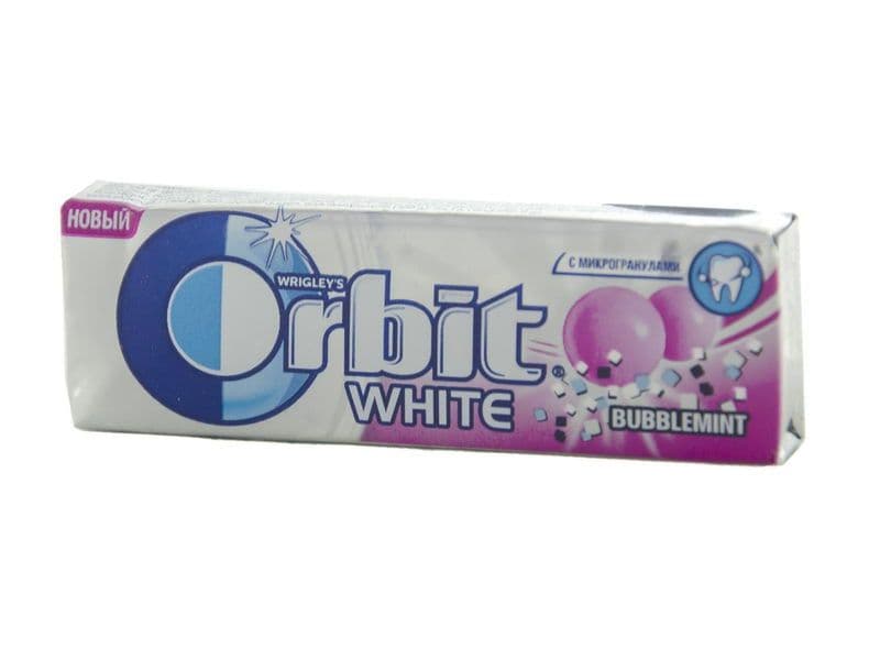 საღეჭი რეზინი თეთრი ბალმინტი ორბიტი - Orbit