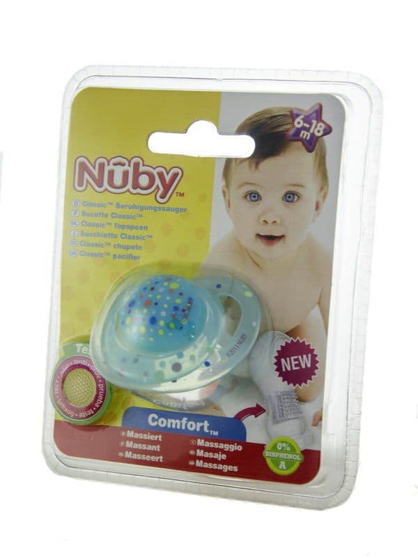 მატყუარა classic 6-18თვე ნუბი - Nuby