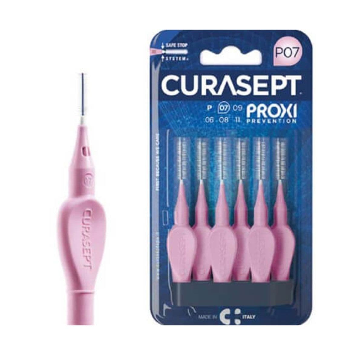 კბილთაშუა ჯაგრისი P07 PINK 2780 კურასეპტი - Curasept