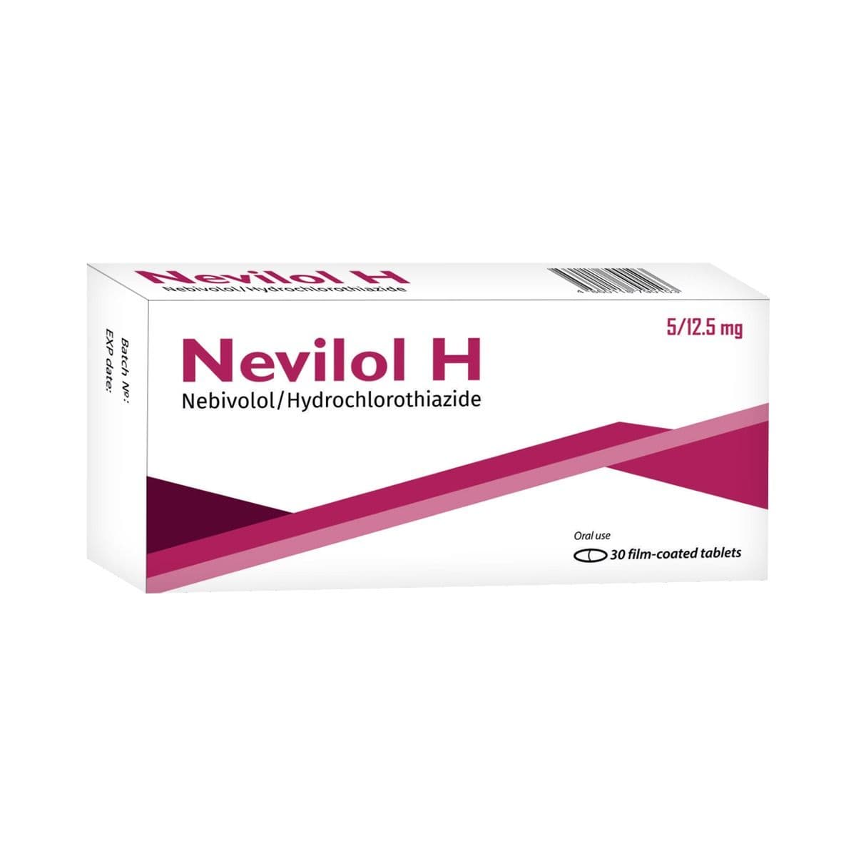 ნევილოლი H - Nevilol H 5მგ/12.5მგ 30 ტაბლეტი