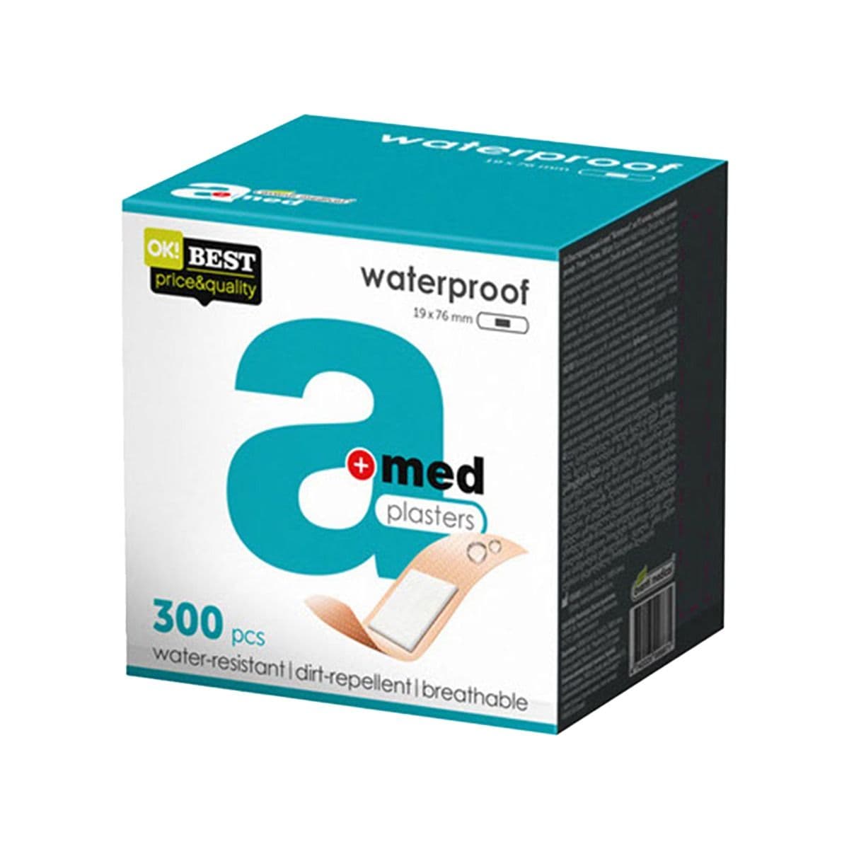 ლეიკო AMED Waterproof 300 ცალი მედრული - Medrull