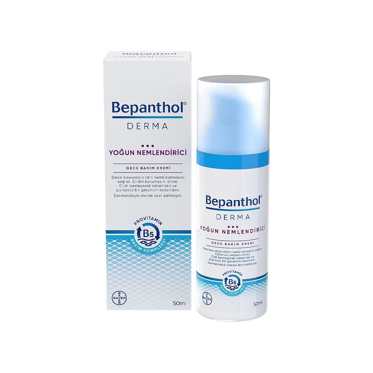 ღამის კრემი Derma 50მლ 8779 ბეპანთოლ - Bepanthol