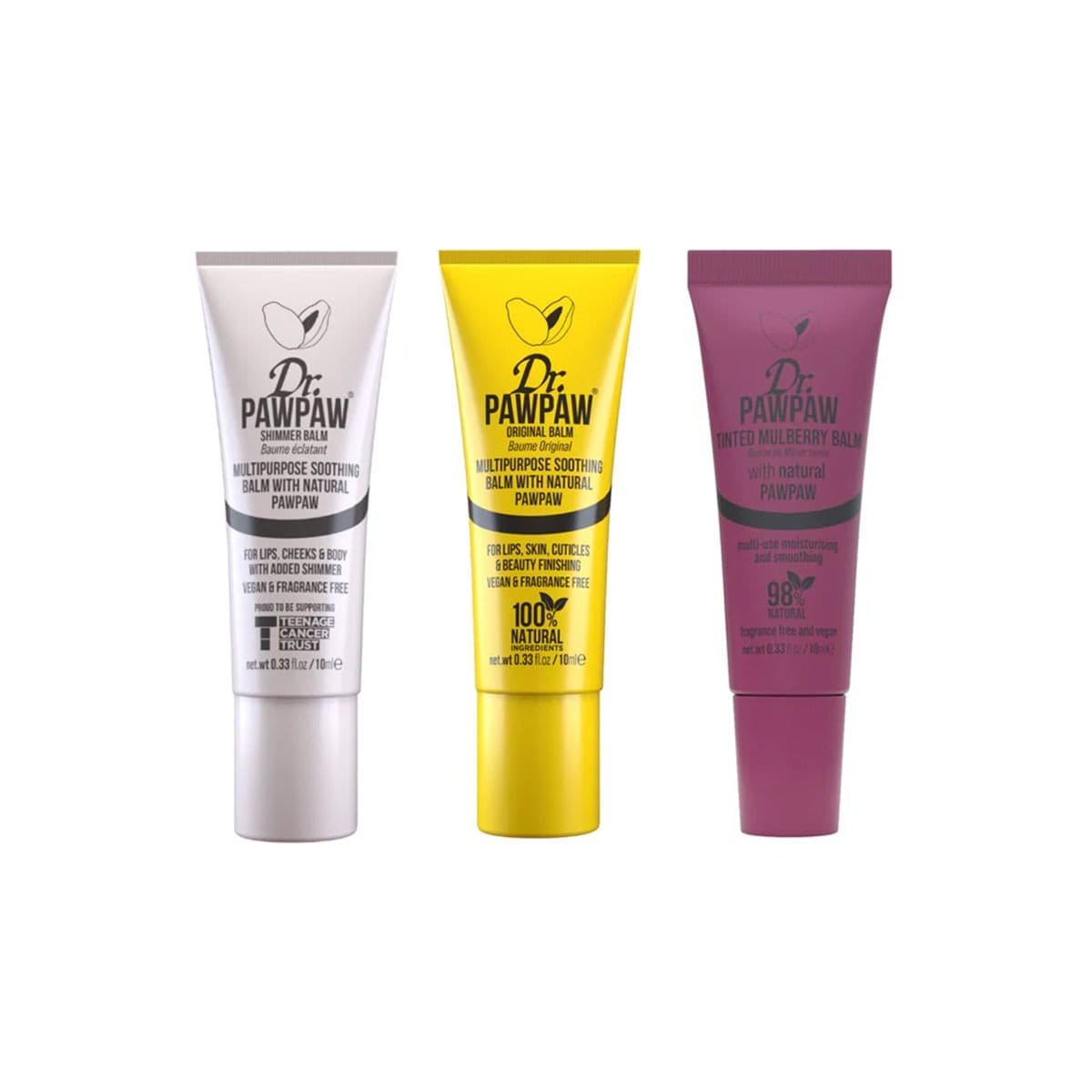 ტუჩის მოვლის ნაკრები Stras Berry And Bright 10 მლ 4171 დოქტორ პაუ პაუ - Dr. Pawpaw