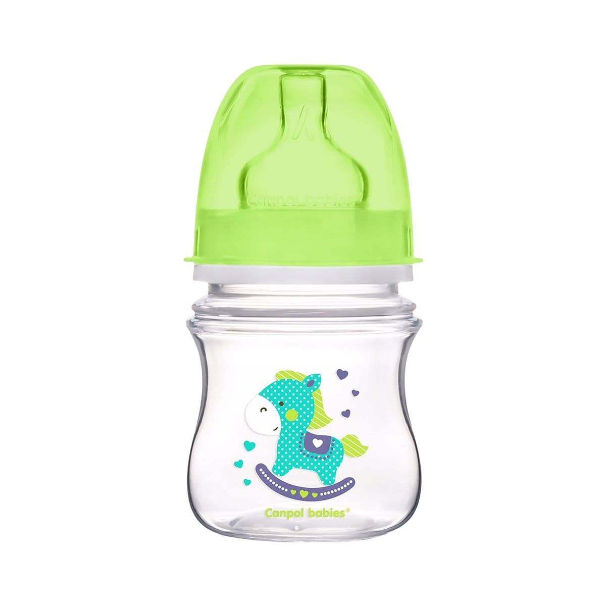 ბოთლი AntiColic ფართოყელიანი ცხოველები 120 მლ 2053 კანპოლი - Canpol