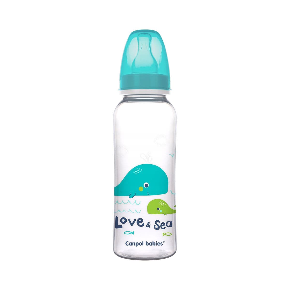 ბოთლი პლასტმასის ფირუზისფერი 250 მლ 4993 კანპოლი - Canpol