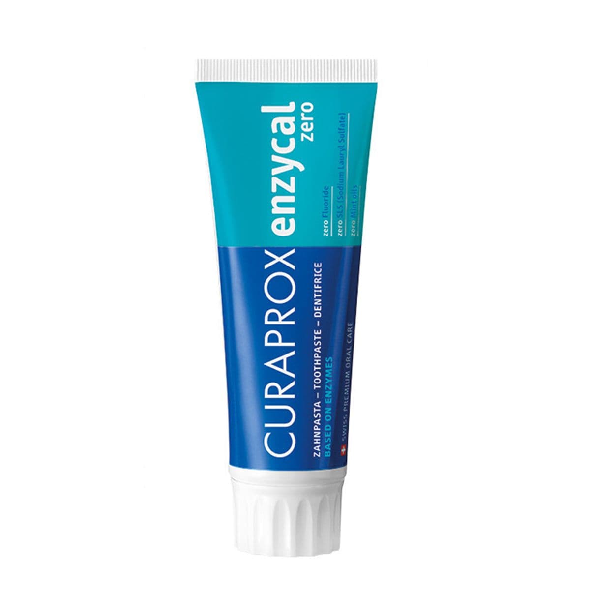კბილის პასტა ენზიქალ ზერო 75მლ 2849 კურაპროქსი - Curaprox