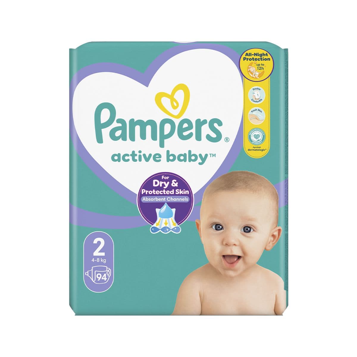 პამპერსი - Pampers 4-8 კგ 94 ცალი 8137