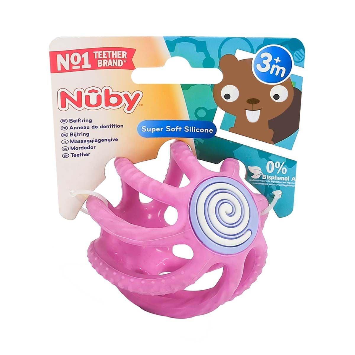 ღრძილების მასაჟორი რგოლი 7377 ნუბი - Nuby