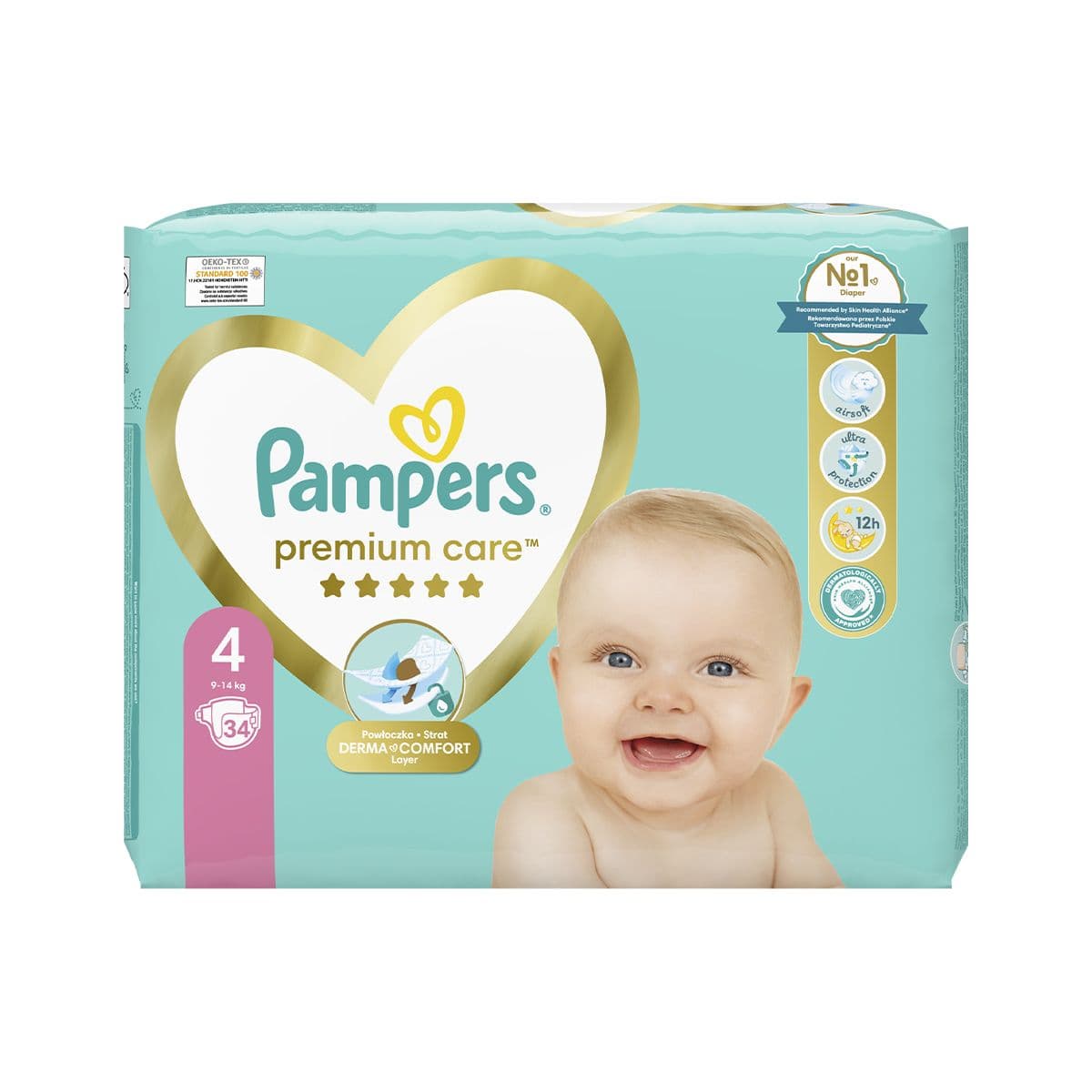 პამპერსი - Pampers პრემიუმი 9-14 კგ 34 ცალი 9368