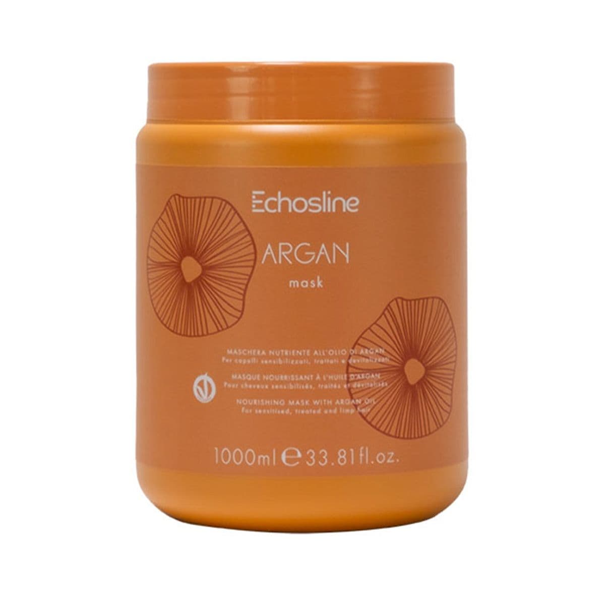 ნიღაბი დაზიანებული თმისთვის Argan 1ლ 6147 ეკოსლაინი - Echosline