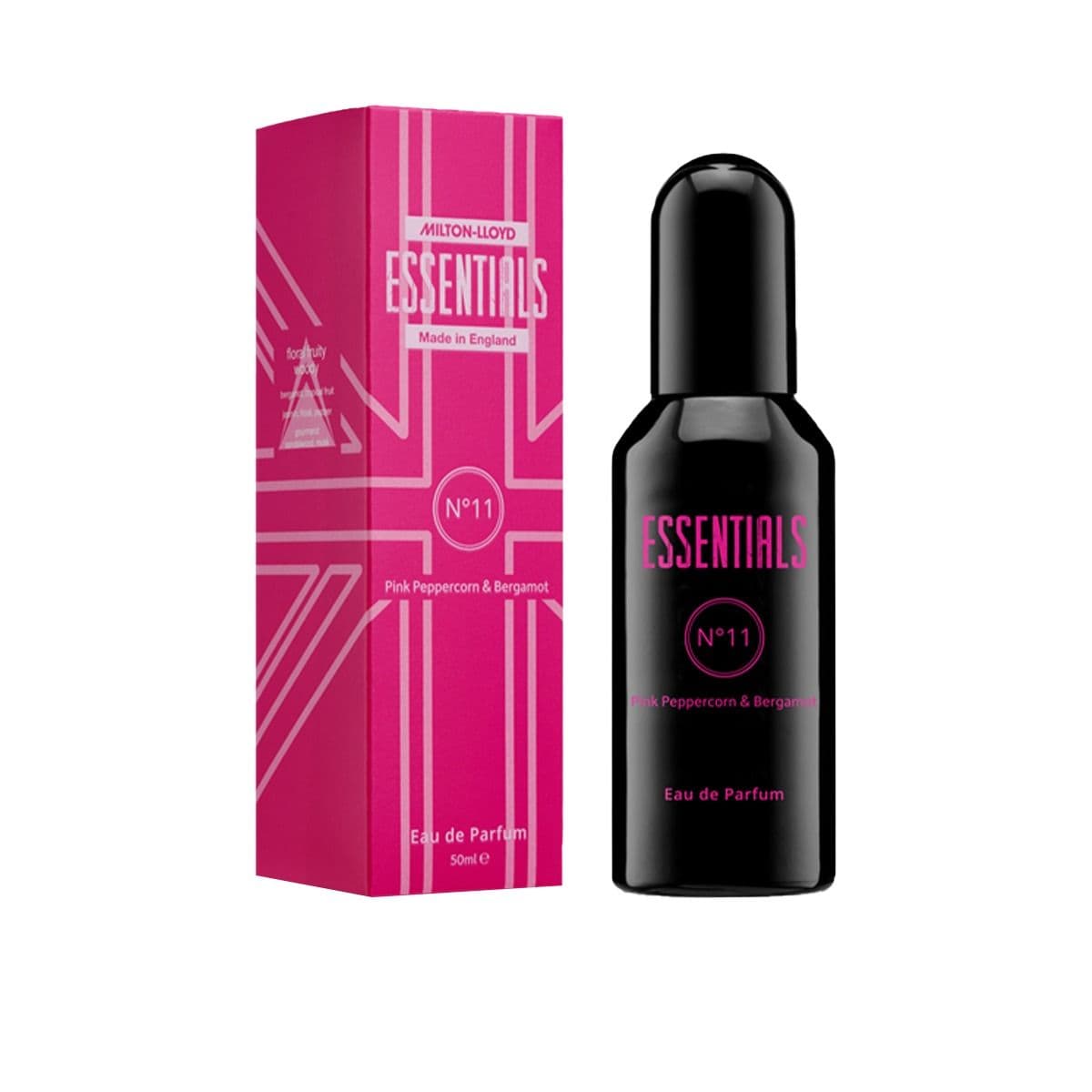 პარფიუმი ვარდისფერი წიწაკა და ბერგამოტი Essentials N11 50 მლ 9488 მილტონი - Milton