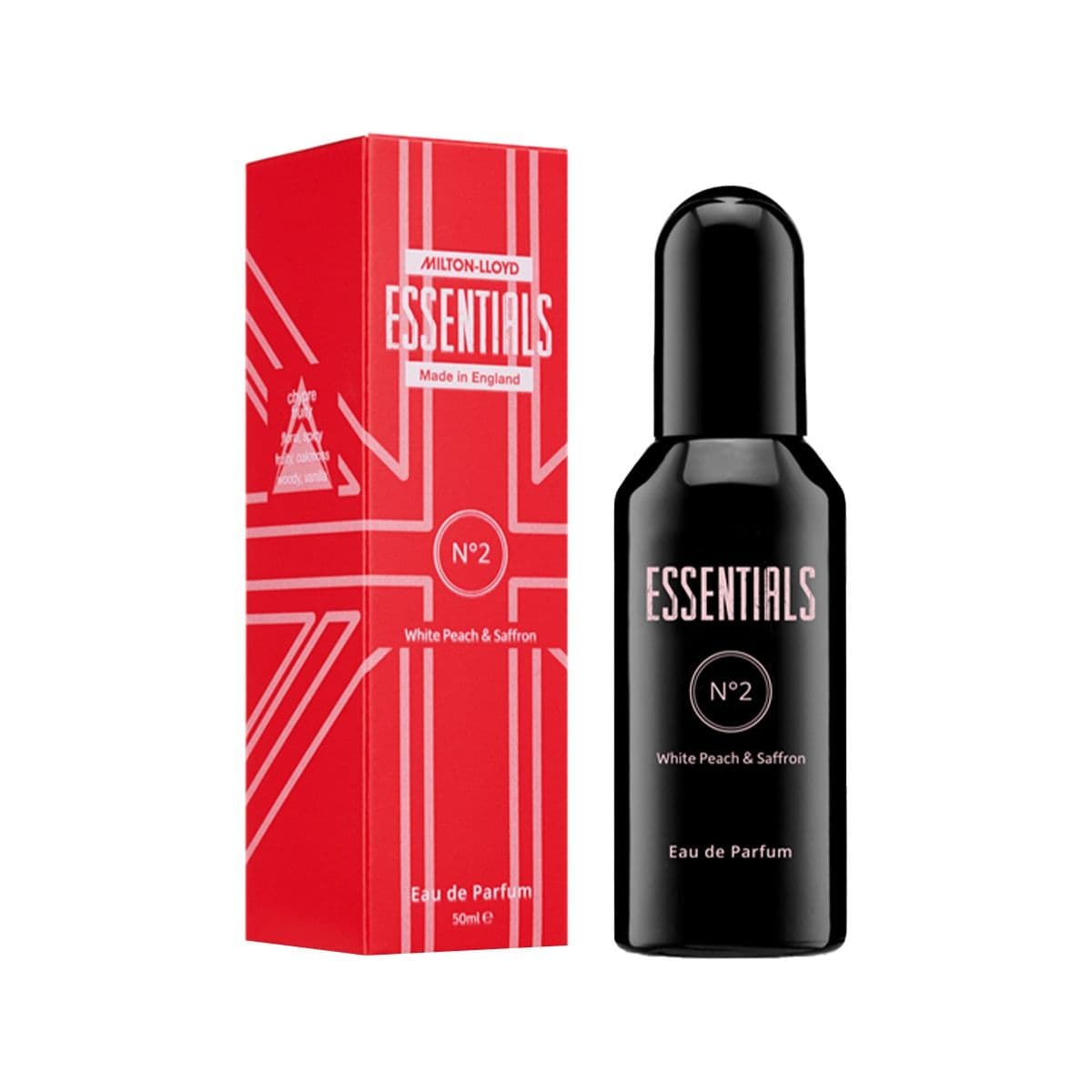 პარფიუმი თეთრი ატამი და ზაფრანა Essentials N2 50მლ 4346 მილტონი - Milton