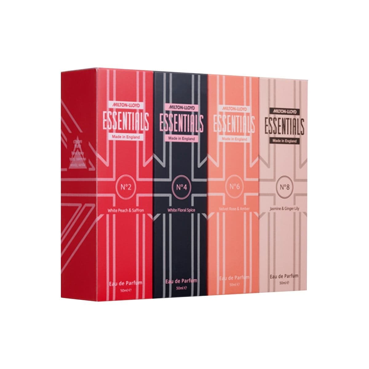 პარფიუმის ნაკრები Essentials N2 N4 N6 N8 50 მლ 5114 მილტონი - Milton