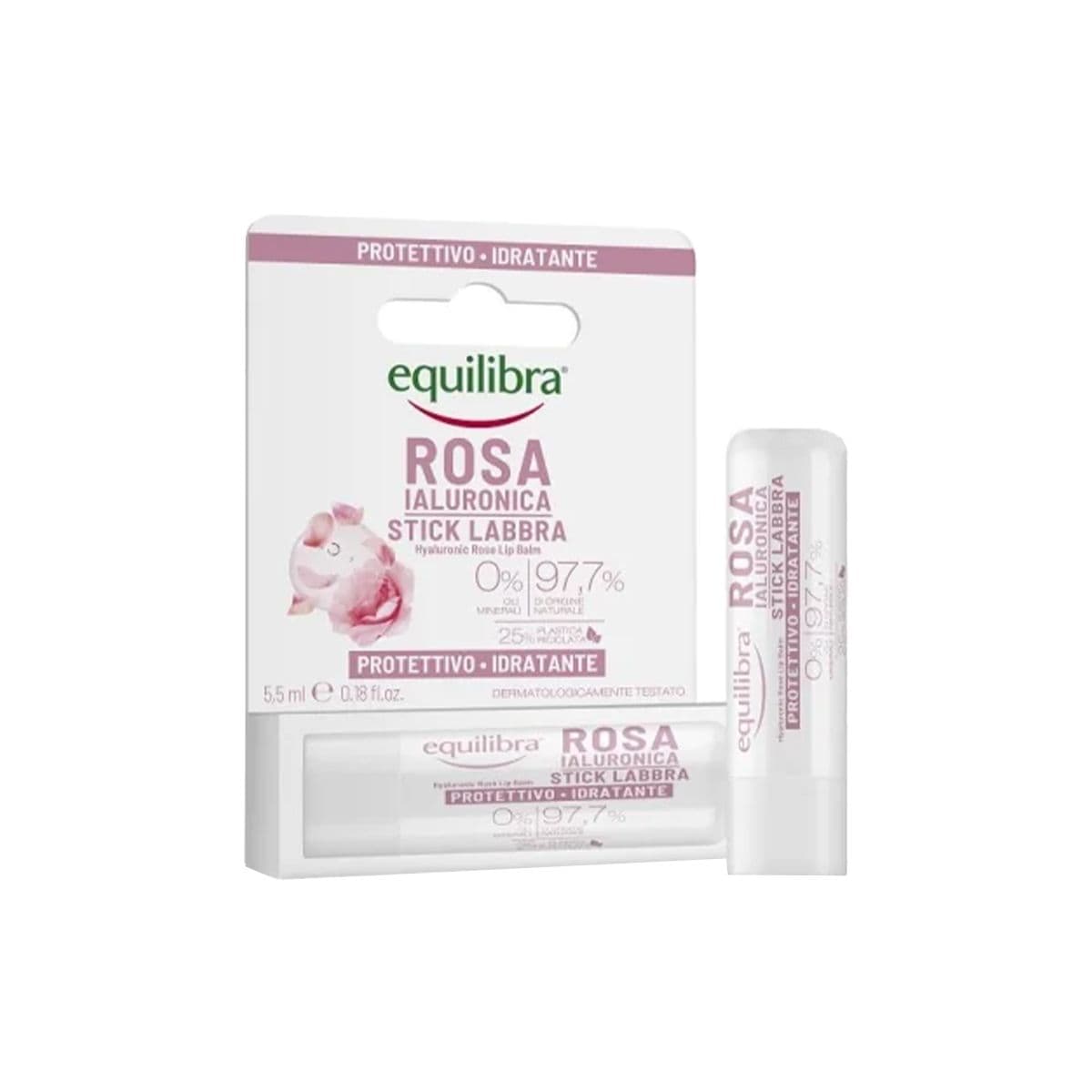 ტუჩის ბალმი Rose Hyaluronic 8161 ექვილიბრა - Equilibra