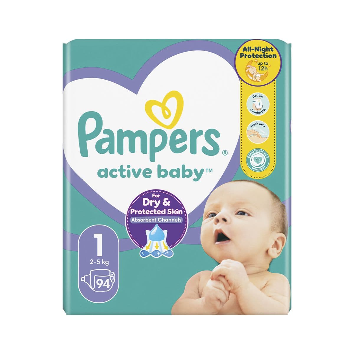 პამპერსი - Pampers 2-5 კგ 94 ცალი 2471