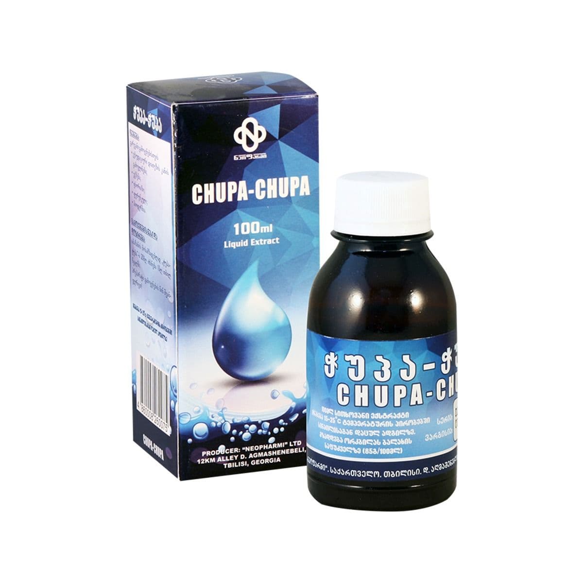 ჭუპა-ჭუპა - Chupa-chupa ხსნარი ფლაკონი 100მლ