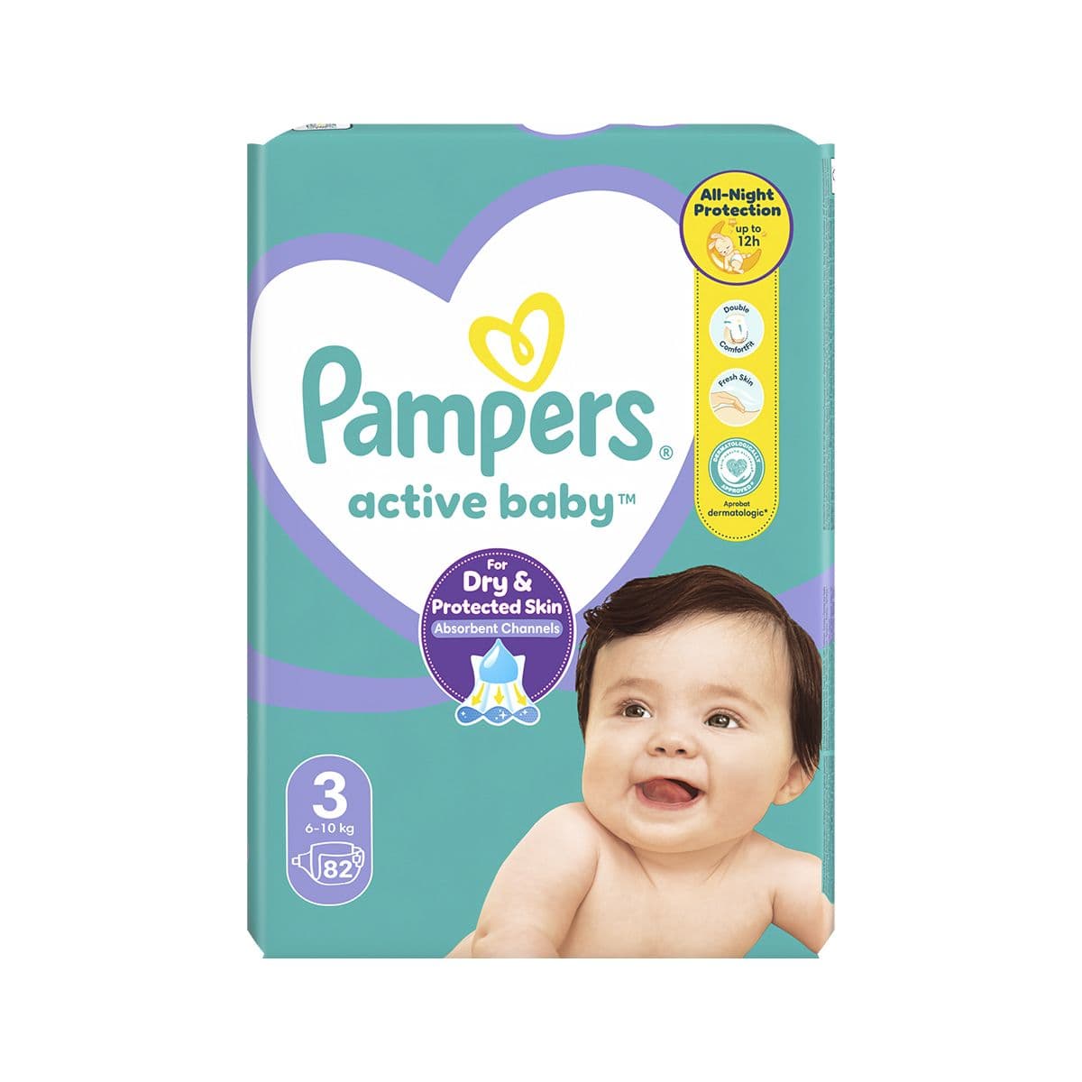 პამპერსი - Pampers 6-10 კგ 82 ცალი 5085/8175