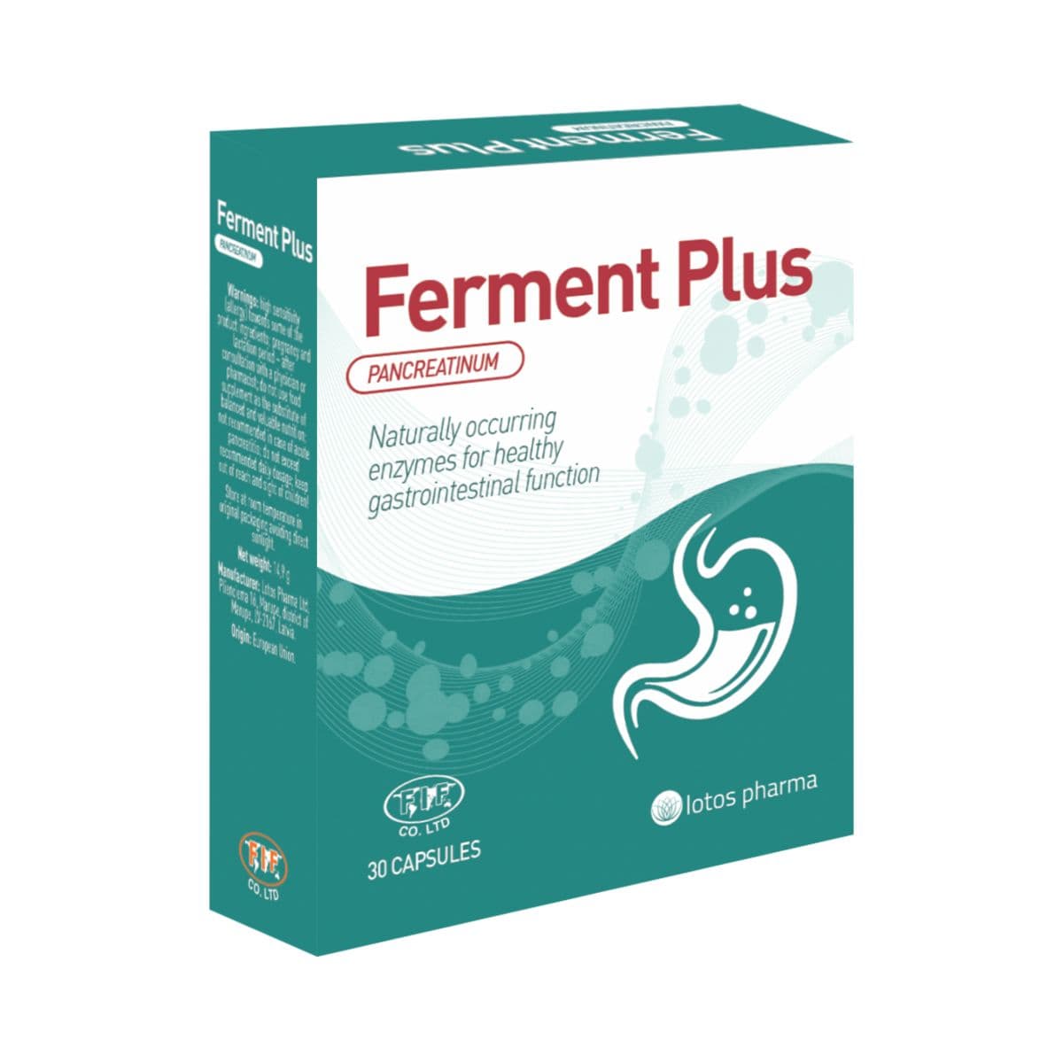 ფერმენტ პლუსი - Ferment Plus N30 კაფსულა