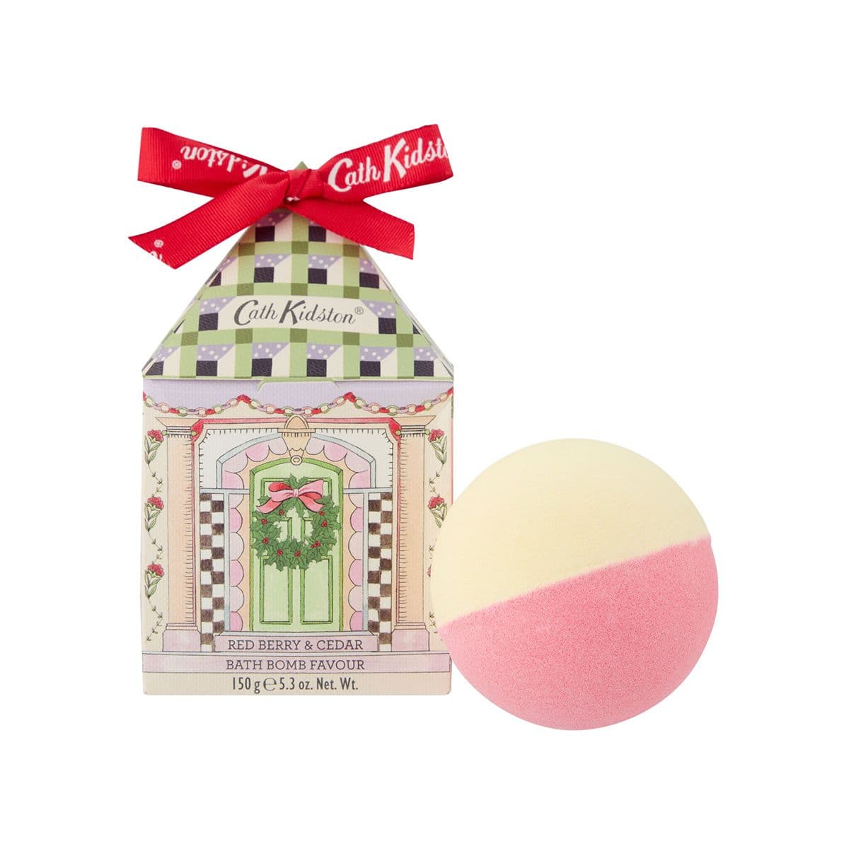 აბაზანის ბურთი საახალწლო Cath Kidston 150 გ 8912 ჰესკოტი და აივორი - Heathcote & Ivory