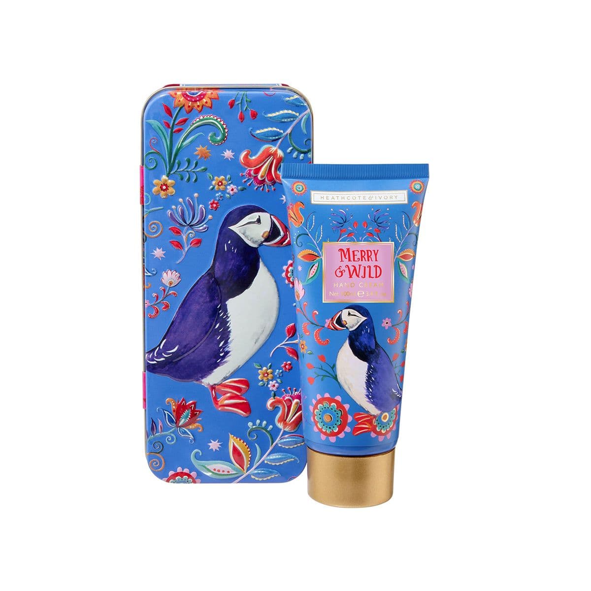 ხელის კრემი ყუთით Merry and Wild 100 მლ 8578 ჰესკოტი და აივორი - Heathcote & Ivory