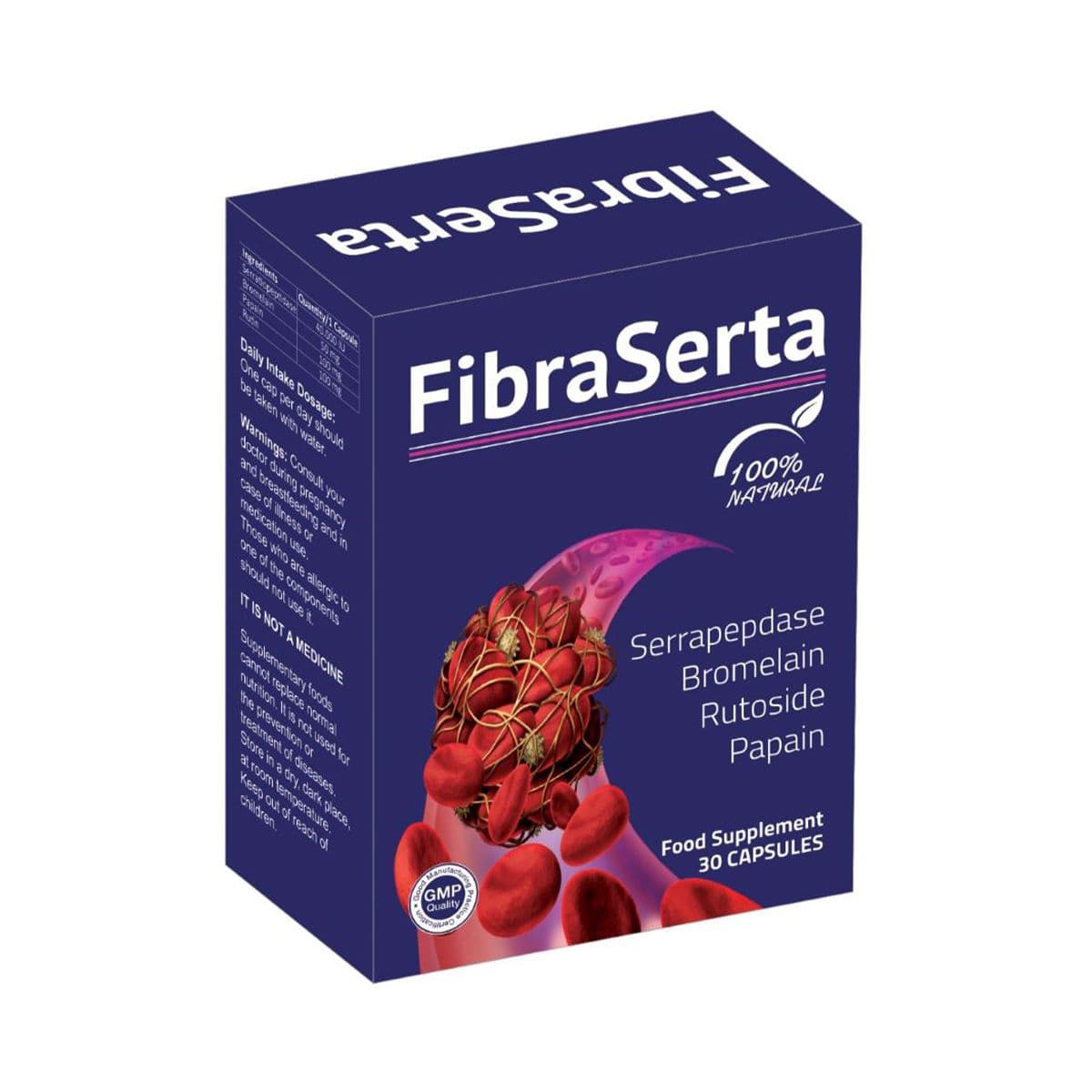 ფიბრასეტრა - Fibrasetra 30 კაფსულა