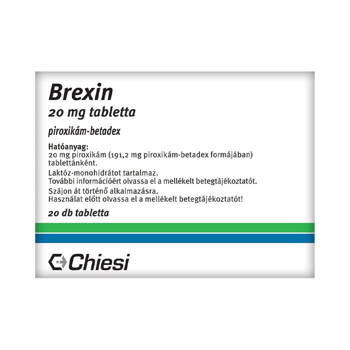 ბრექსინი - Brexin 20 მგ 20 ტაბლეტი