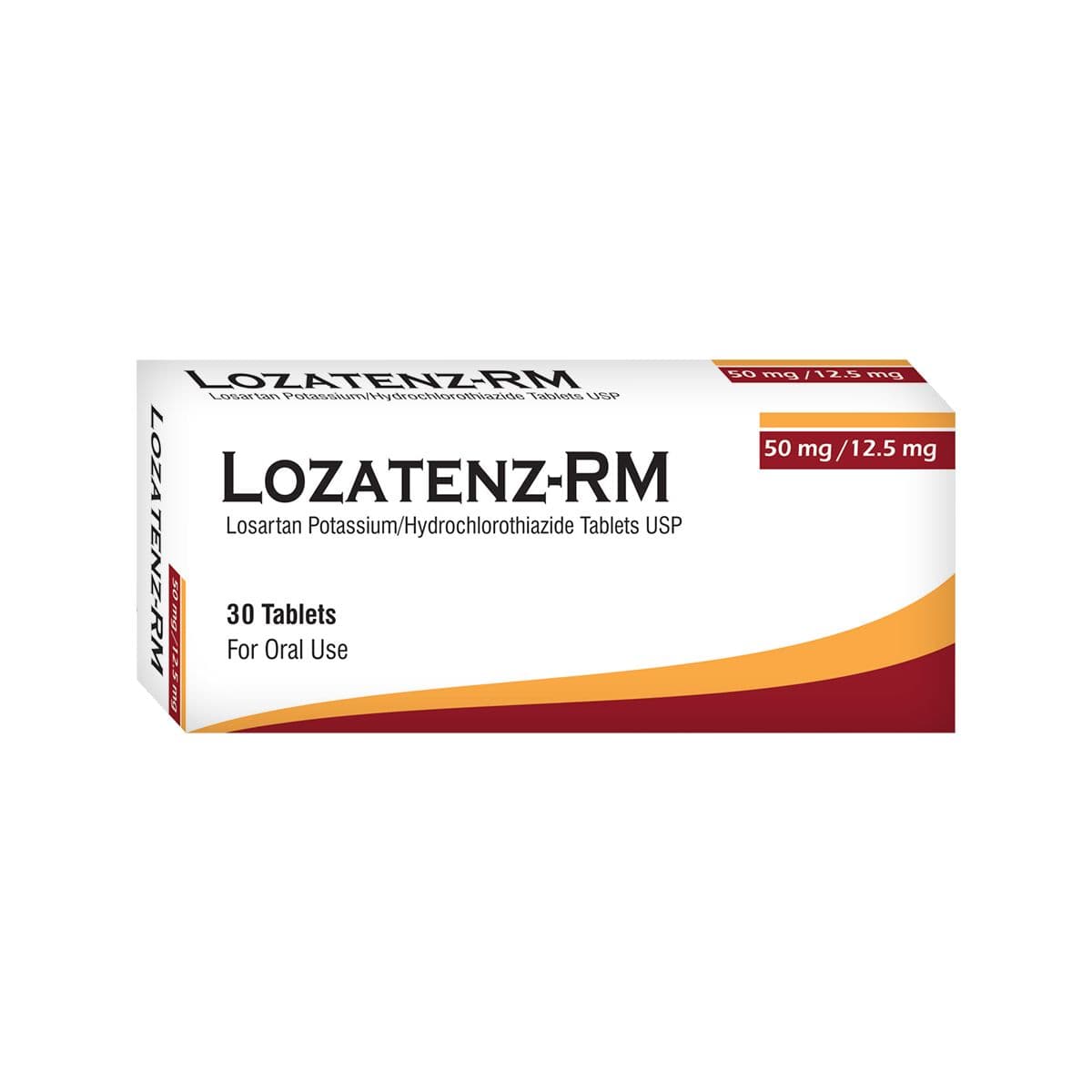 ლოზატენზი-RM - Lozatenz-RM 50/12.5მგ 30 ტაბლეტი