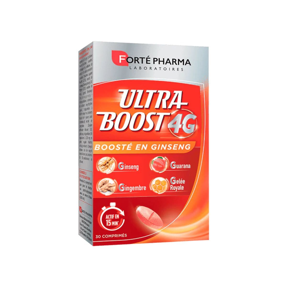 ულტრა ბუსტი 4G ჟენშენი 30 ტაბლეტი ფორტე ფარმა - Forte Pharma