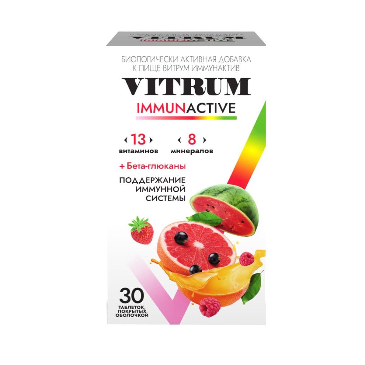 ვიტრუმი იმუნაქტივი - Vitrum Immunactive 30 ტაბლეტი