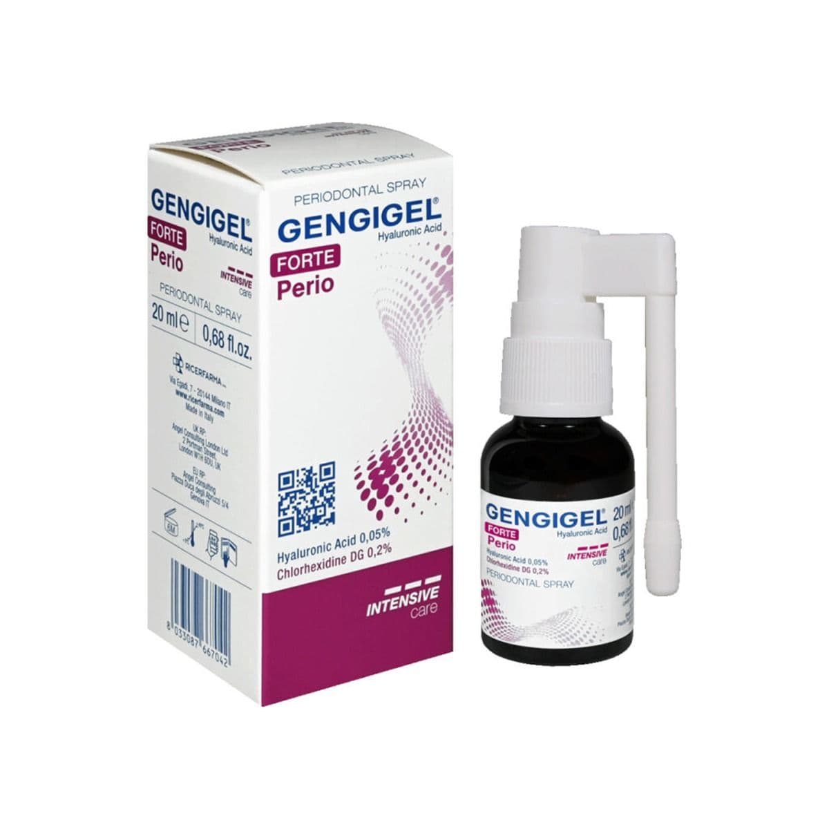 პირის ღრუს სპრეი ფორტე პერიო 20 მლ გენგიგელი - Gengigel