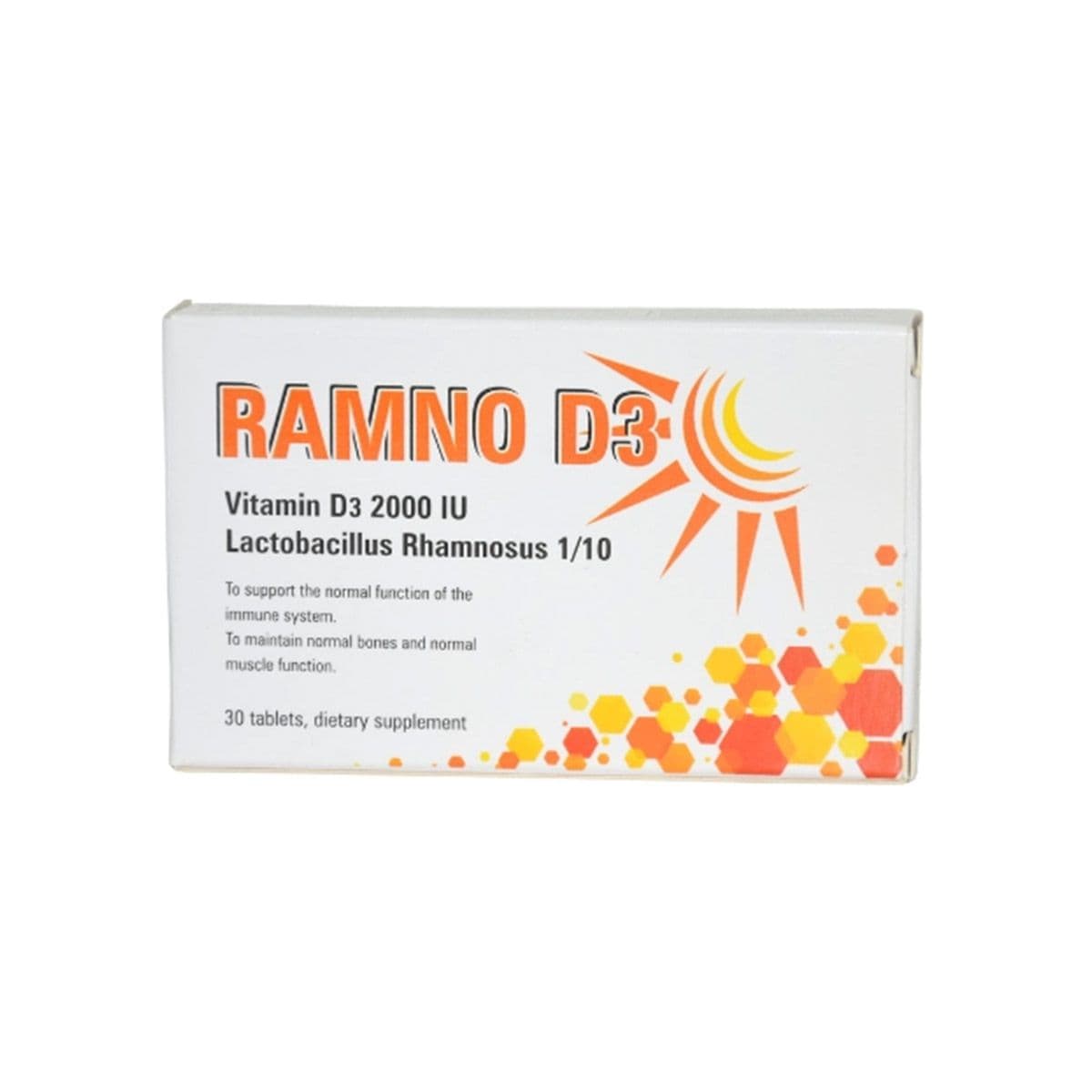 Ramno D3 - რამნო D3 2000სე 30 ტაბლეტი