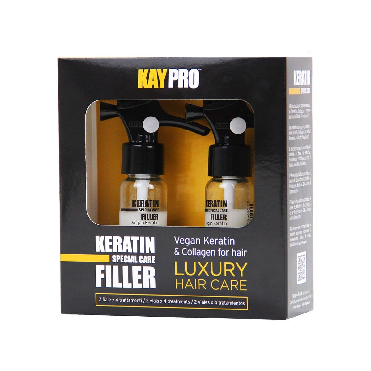 კერატინის ფილერი 10 მლ 2 ცალი 6891 კეიპრო - Kaypro