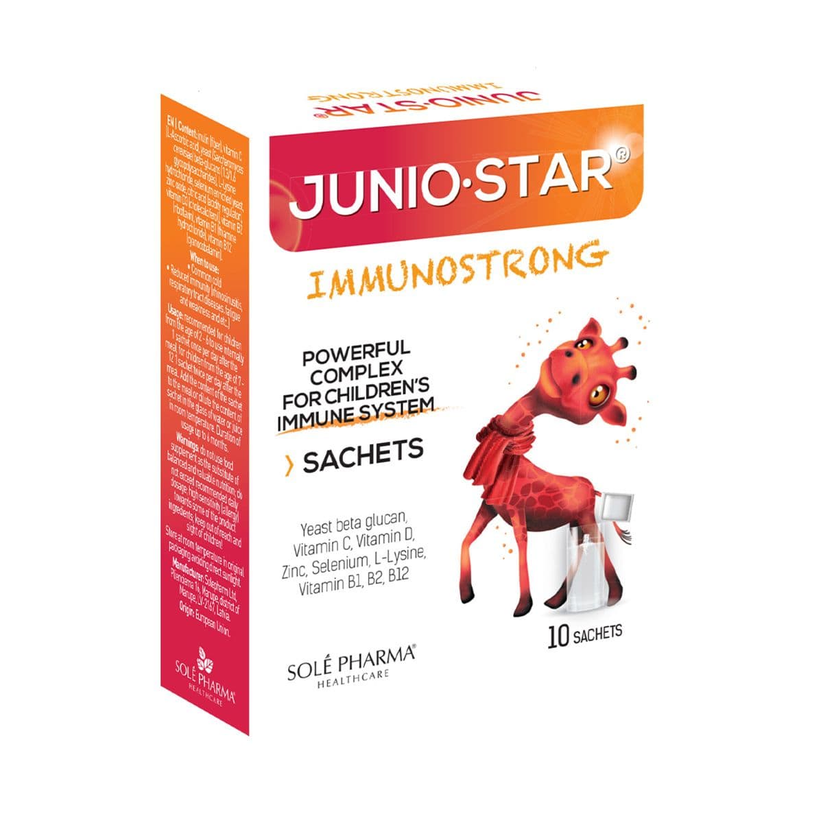 ჯუნიო სტარი იმუნოსტრონგი 10 პაკეტი