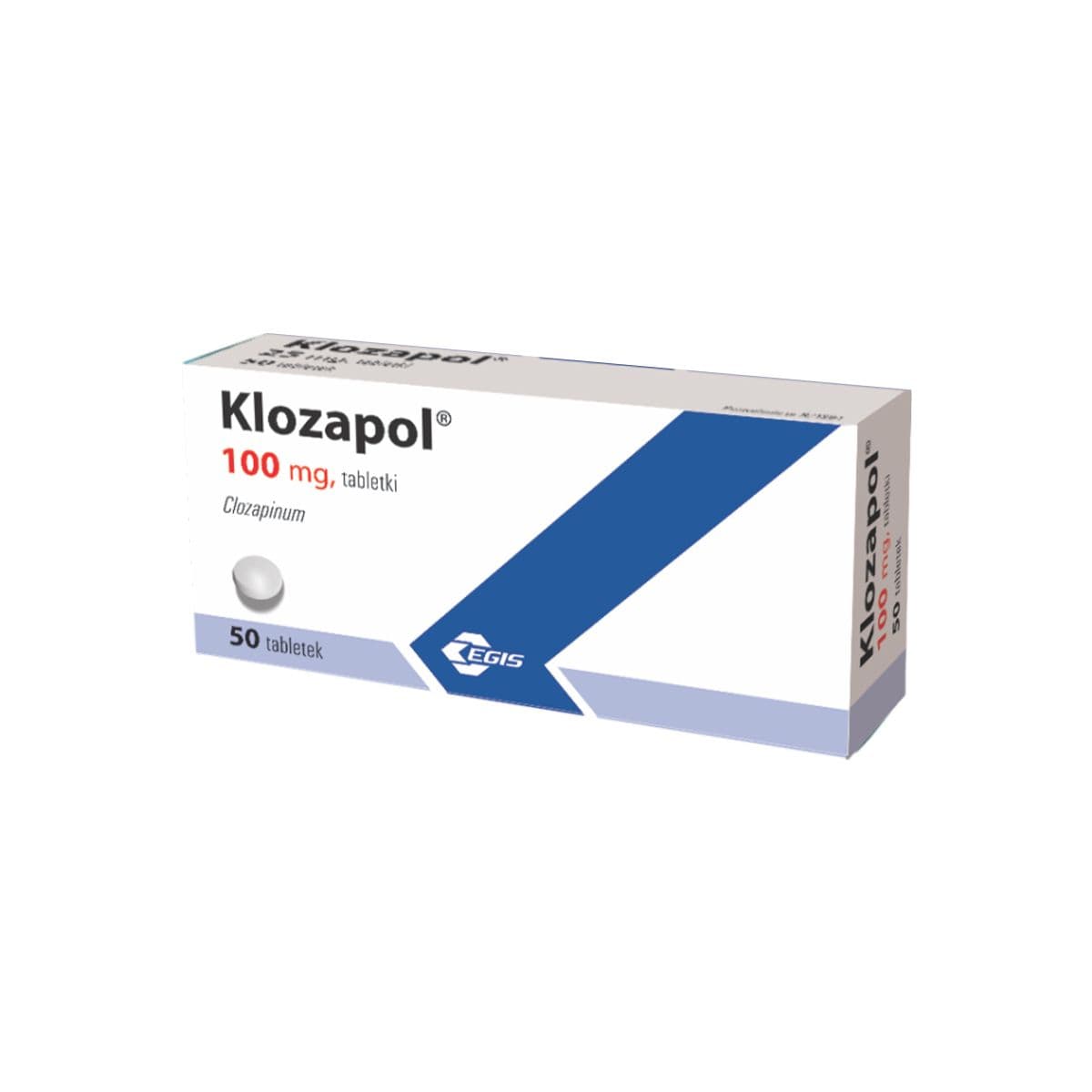 კლოზაპოლი - Klozapol 100მგ 50 ტაბლეტი