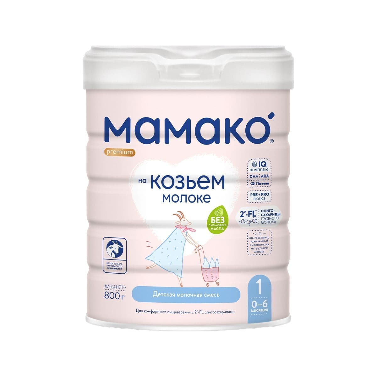 რძის ნაზავი პრემიუმი 1 800 გ 3957 მამაკო - Mamako