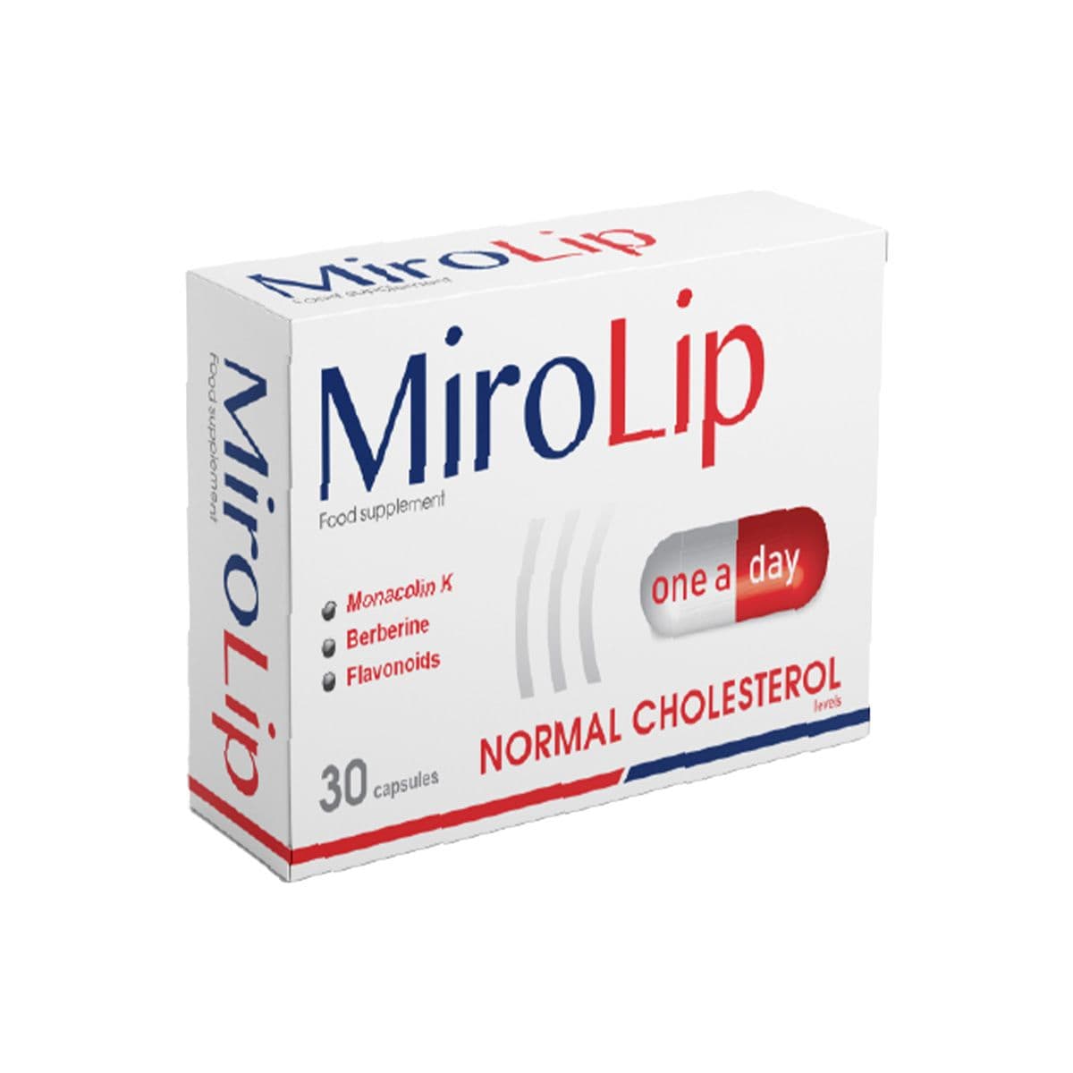 მიროლიპი - MiroLip 30 კაფსულა