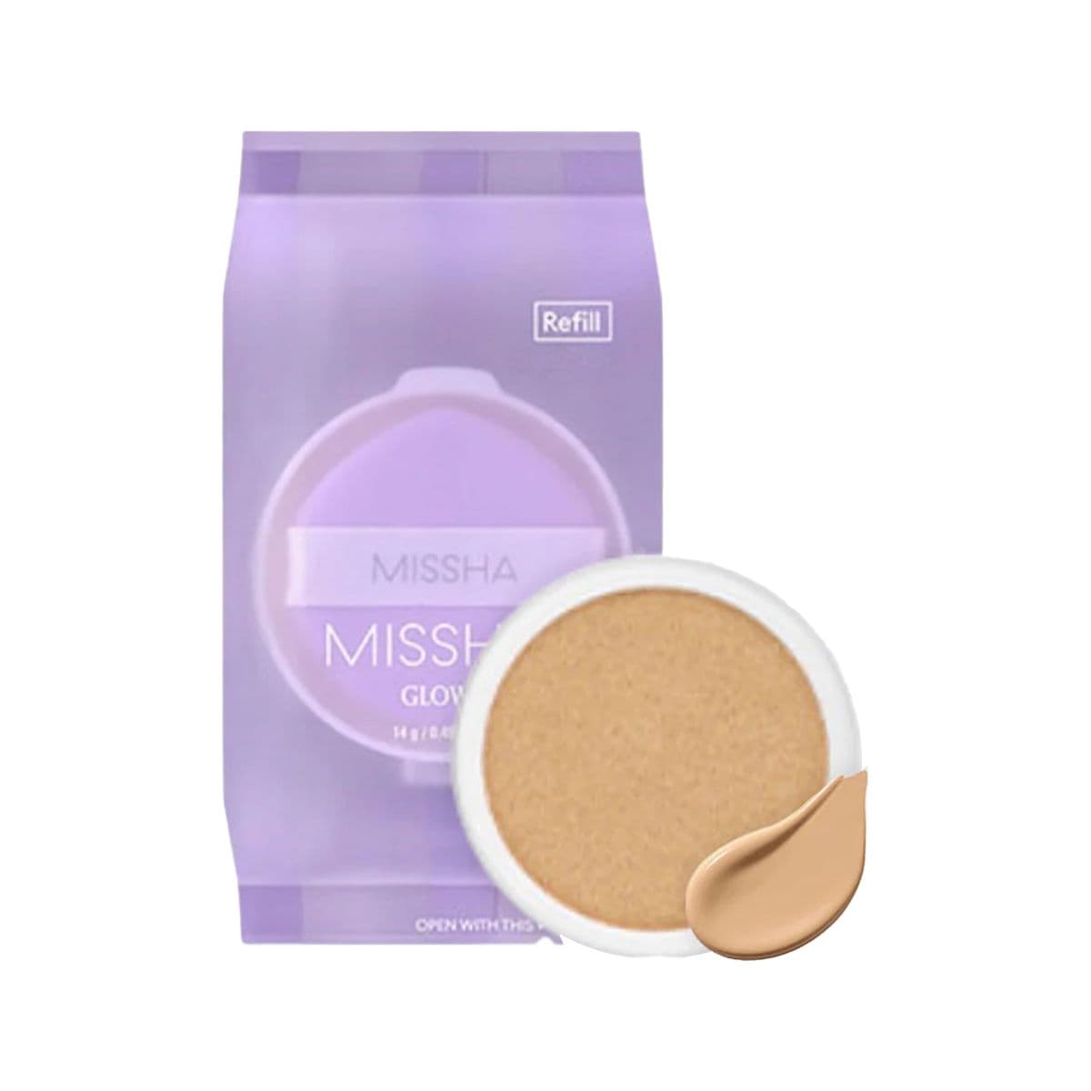 სათადარიგო კუშონი GLOW Sand N23 0195 მისშა - Missha