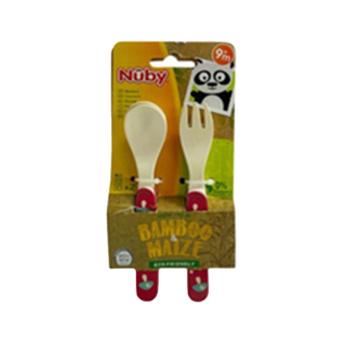 ბამბუკის დანა-ჩანგალი 4 ცალი 5499 ნუბი - Nuby