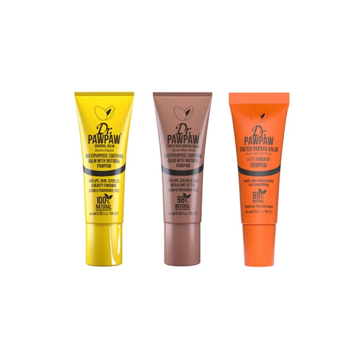 ტუჩის მოვლის ნაკრები Stras Nude And Nourished 10მლ 4188 დოქტორ პაუ პაუ - Dr. Pawpaw