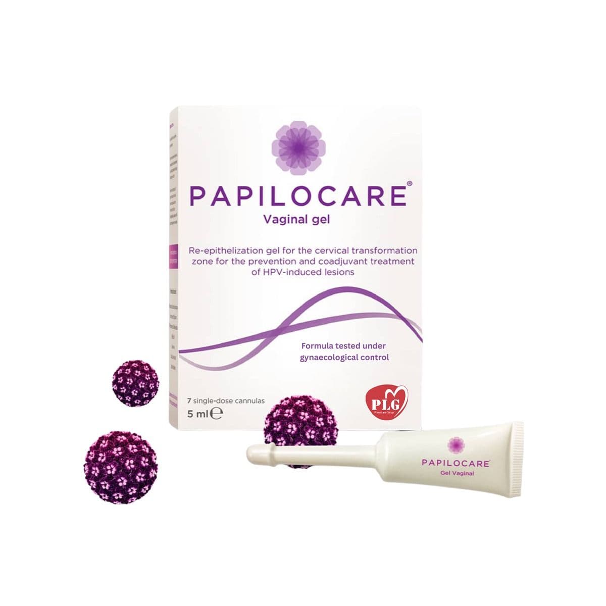 პაპილოქეა - Papilocare Gel ვაგინალური გელი 5მლ 7 ცალი