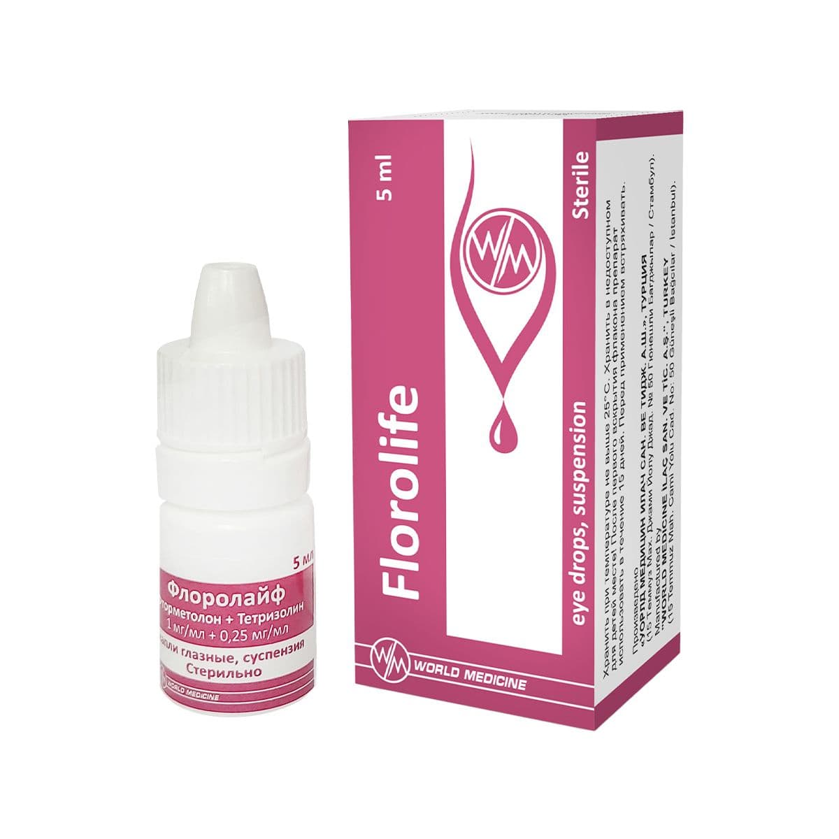 ფლოროლაიფი - Florolife 5 მლ თვალის წვეთები