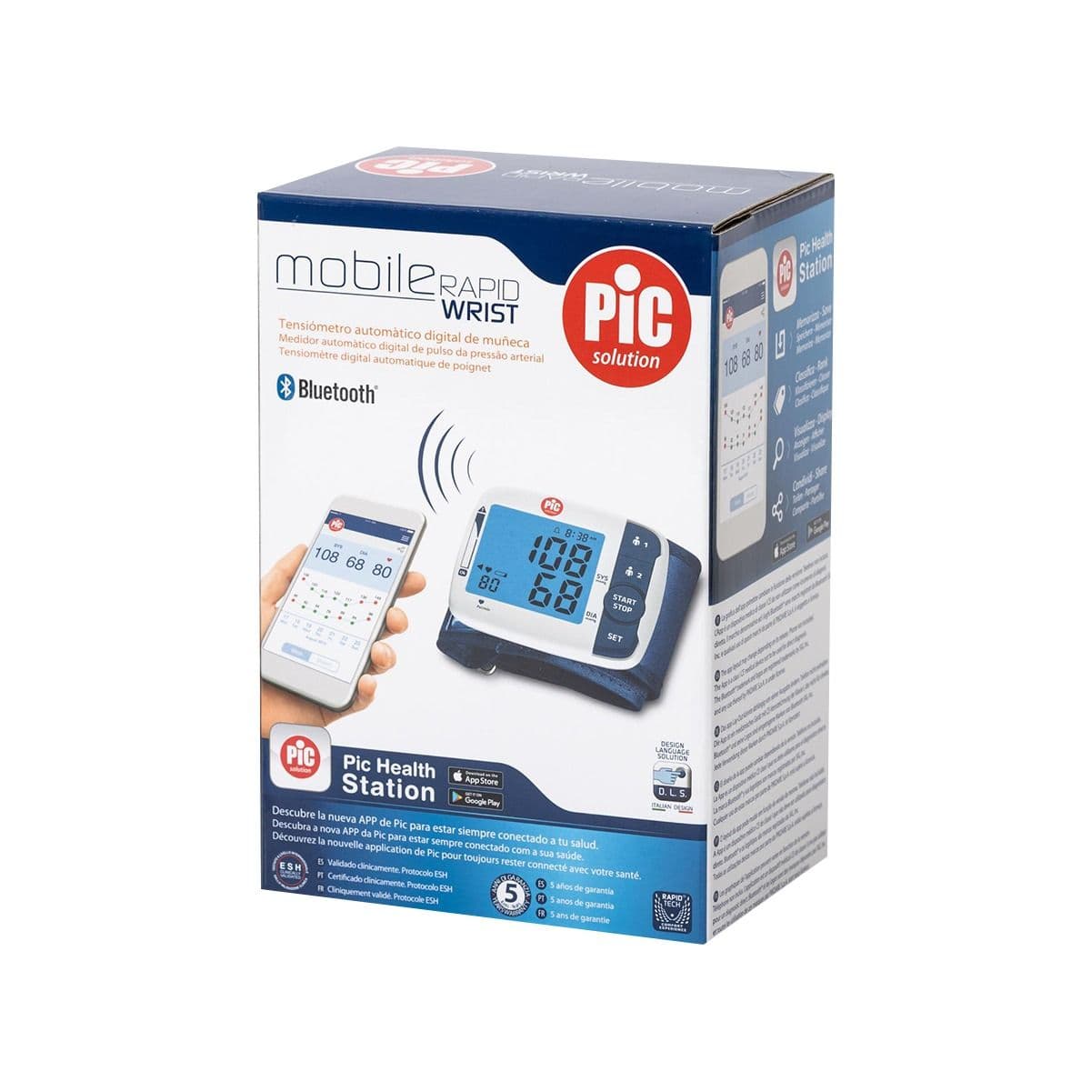 წნევის აპარატი მაჯის Mobilerapid პიკი - Pic