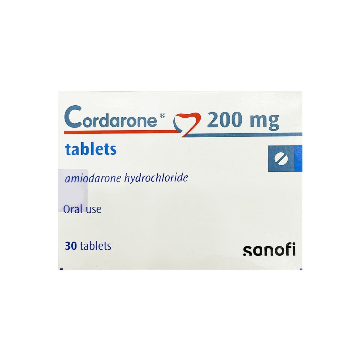 კორდარონი - Cordarone 200მგ 30 ტაბლეტი