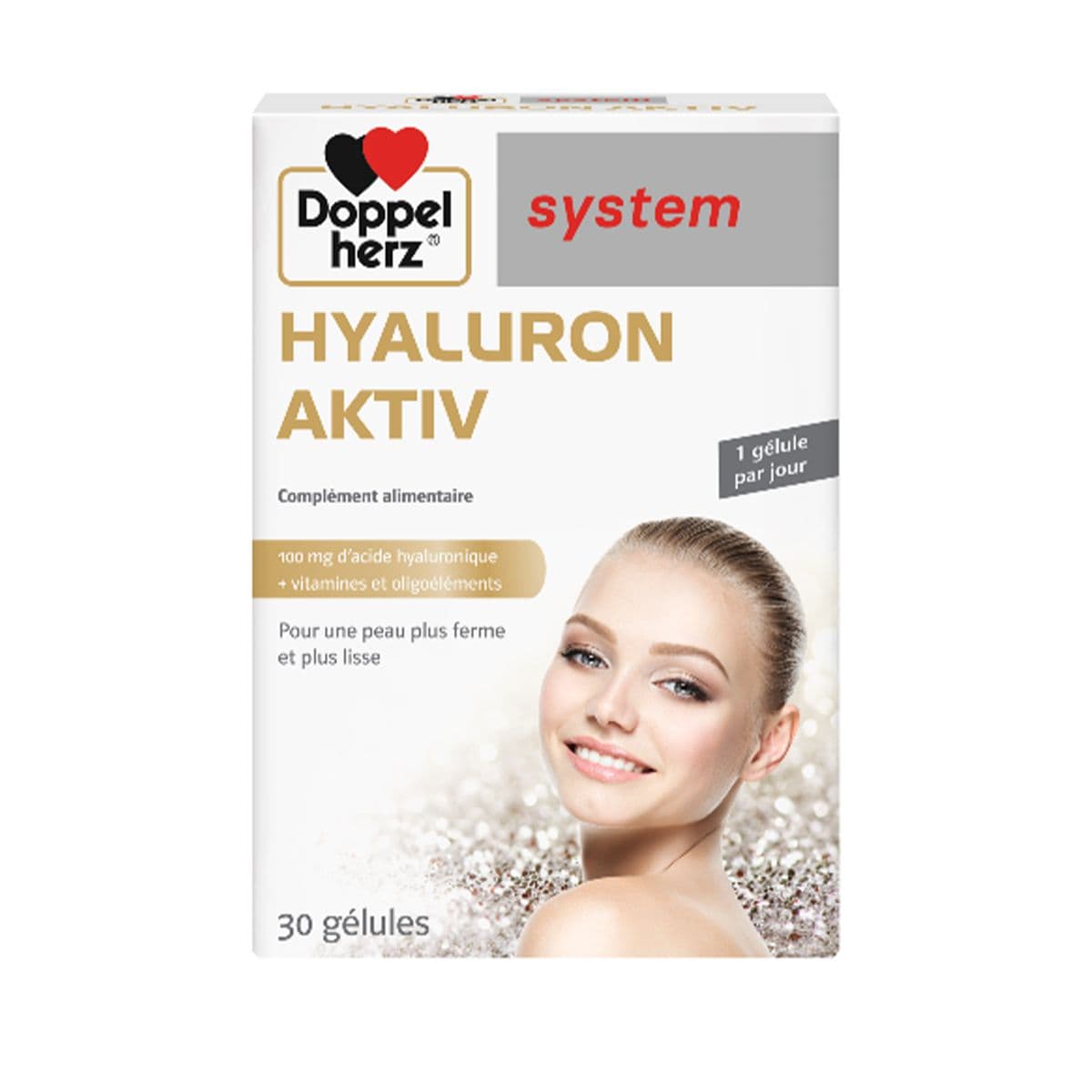 დოპელჰერც სისტემი - Doppelherz System ჰიალურონი 30 კაფსულა