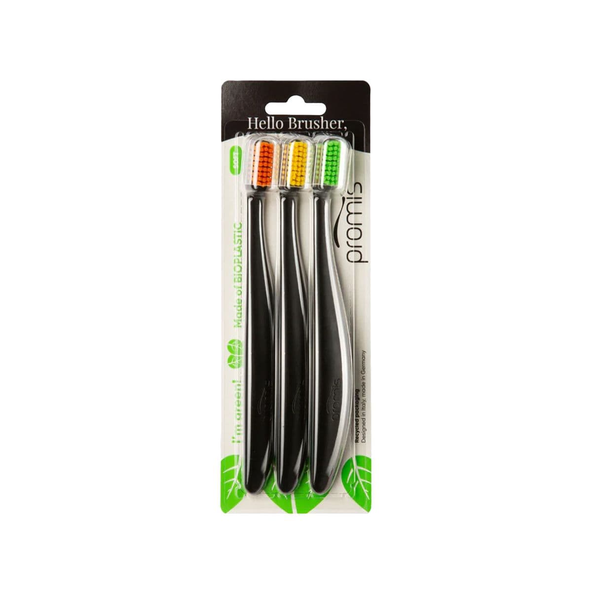 კბილის ჯაგრისი შავი 3 ცალი 2026 პრომისი - Promis