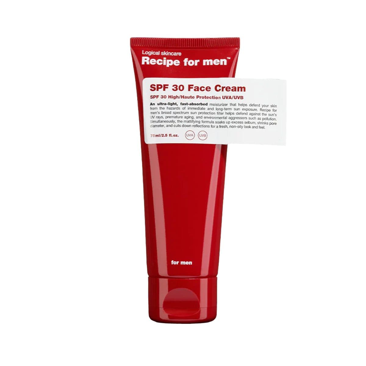 მზისგან დამცავი სახის კრემი Spf30 75მლ 3336 რესიფ - Recipe