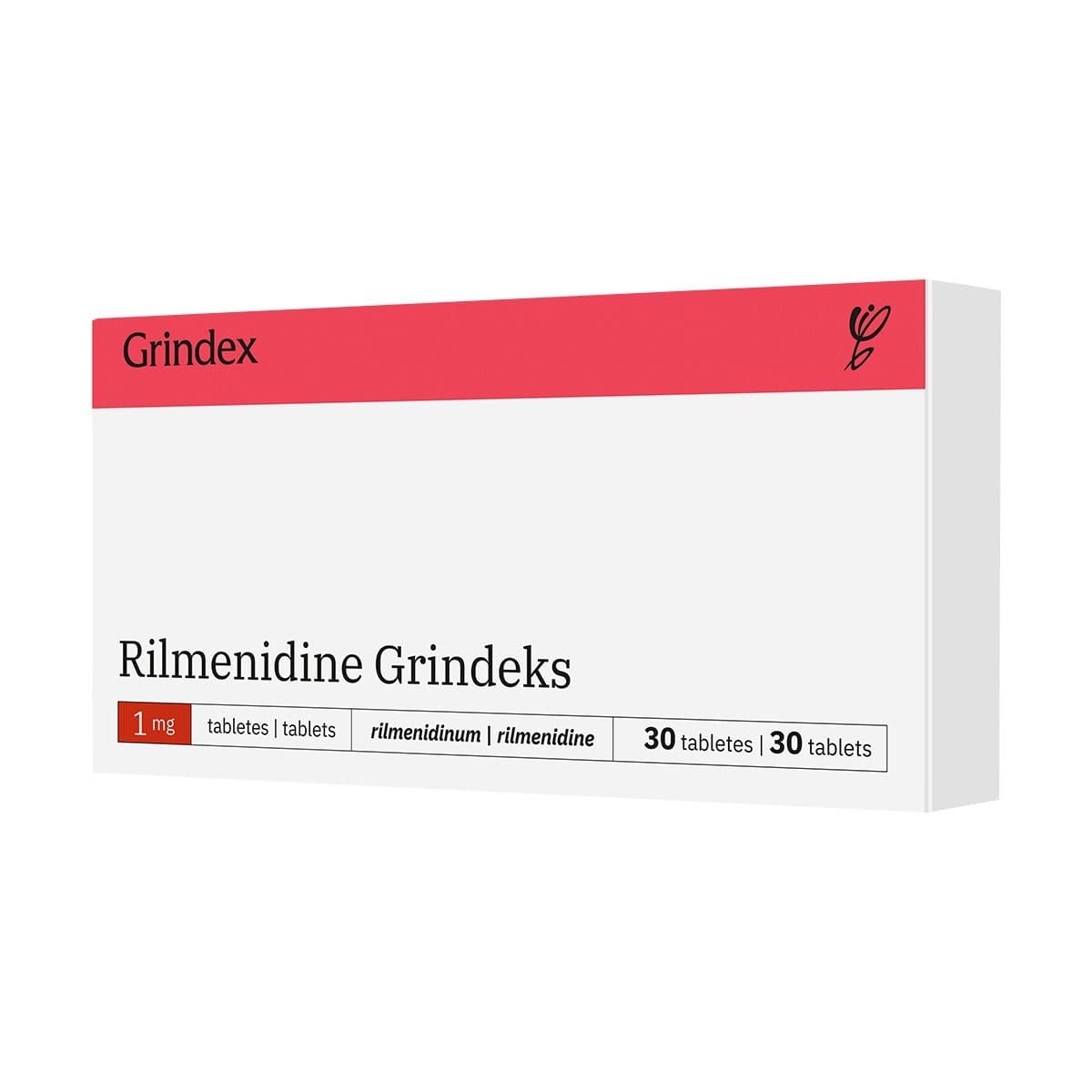რილმენიდინ - Rilmenidine 1მგ 30 ტაბლეტი გრინდექსი - Grindex
