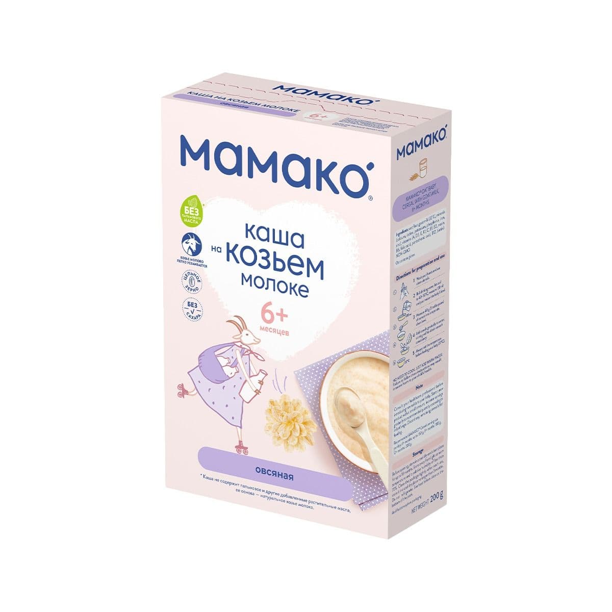 ფაფა თხის რძით შვრია 9435 მამაკო - Mamako