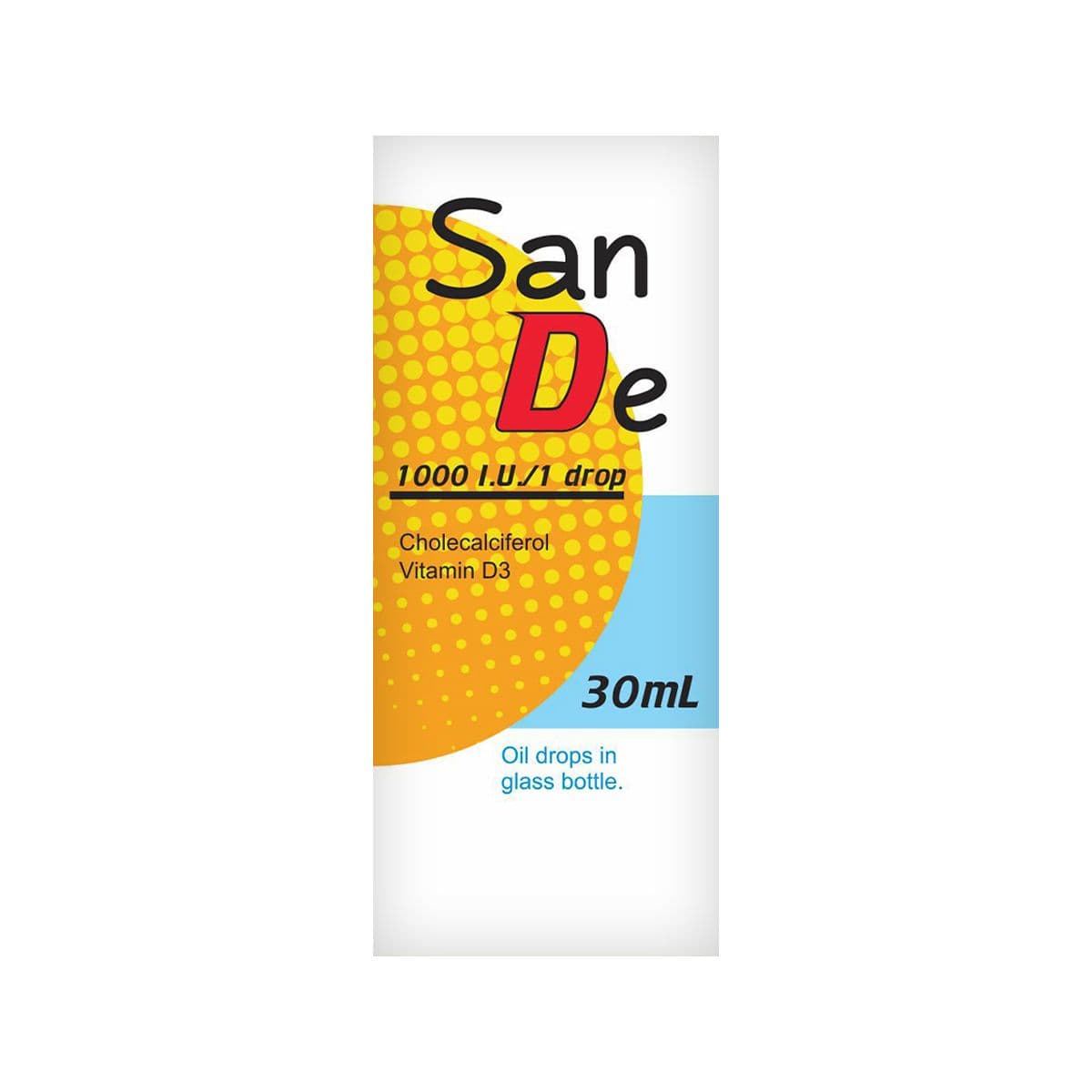 სანდე - SanDe ვიტამინი D3 1000სე წვეთები 30მლ