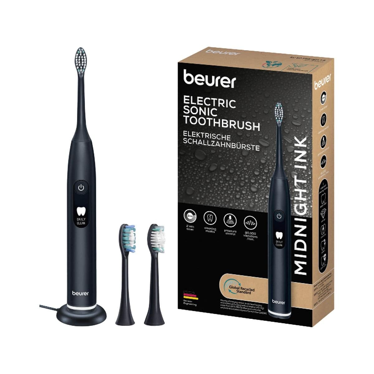 ელექტრო ჯაგრისი შავი SC50 ბოირერი - Beurer